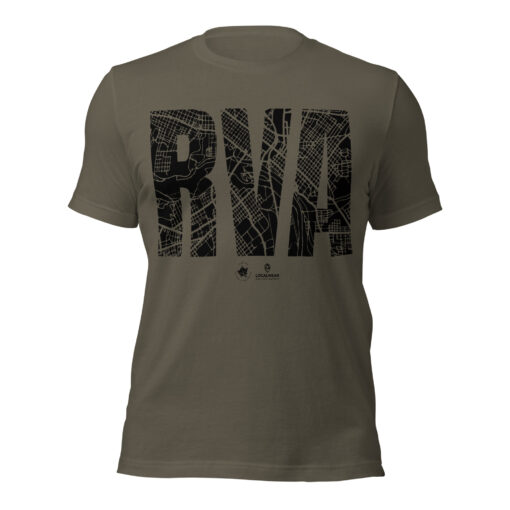 RVA Richmond T-Shirt -- Historic Map by Amir Dennis - Image 6