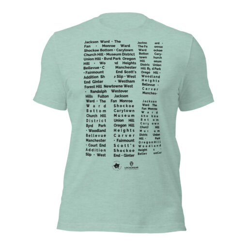 RVA Richmond T-Shirt -- Rva Neighborhood Pattern by Amir Dennis - Image 11