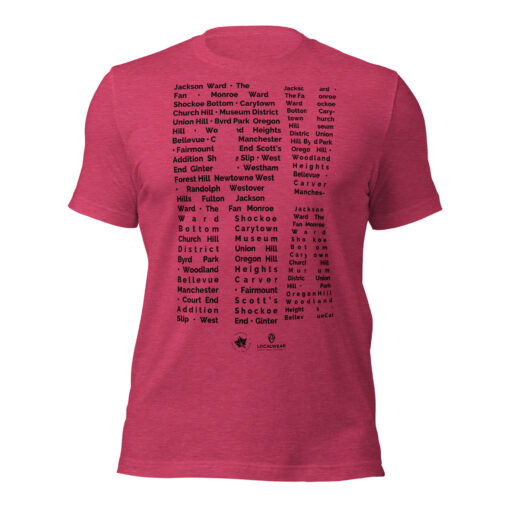RVA Richmond T-Shirt -- Rva Neighborhood Pattern by Amir Dennis - Image 8