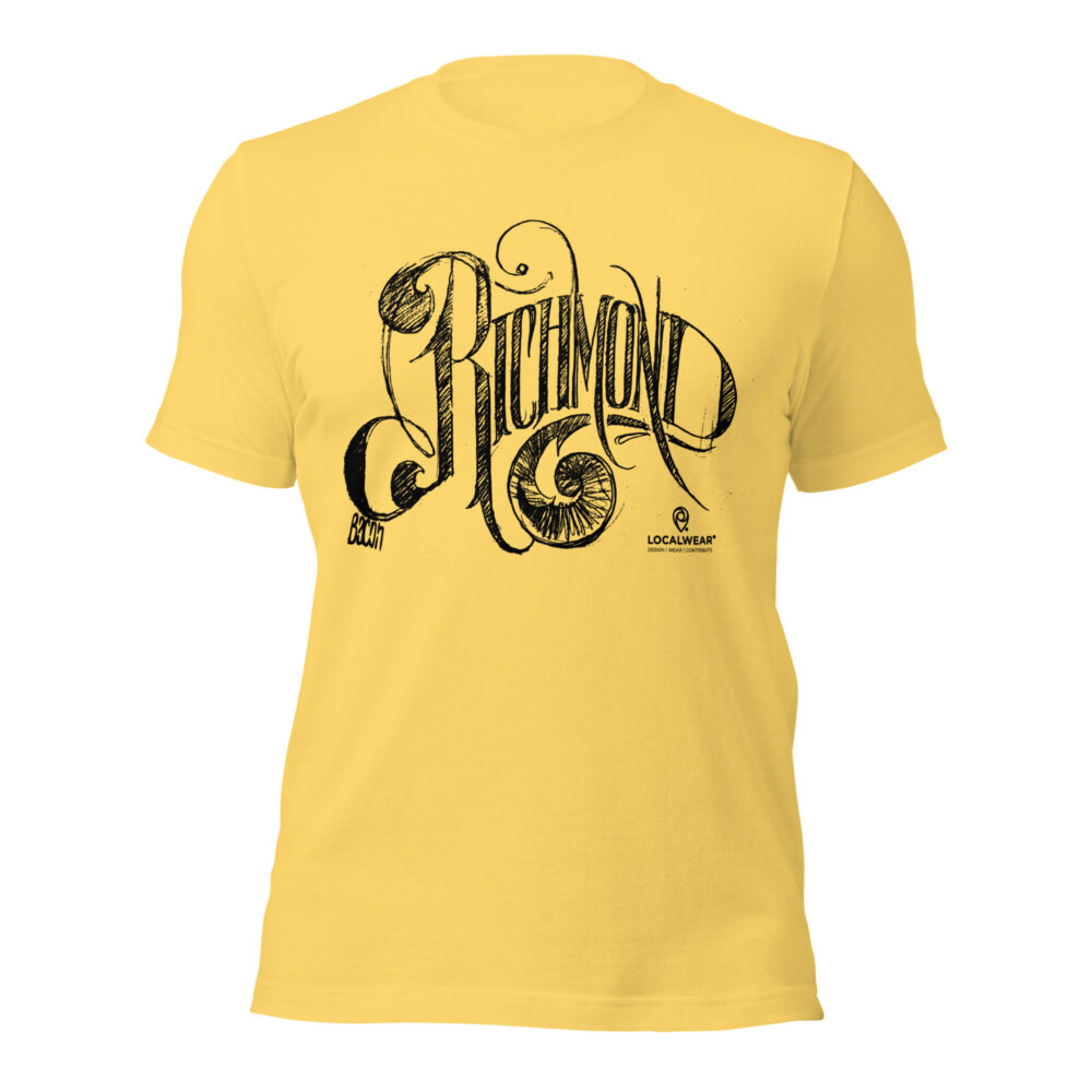 RVA Richmond T-Shirt -- Sketch by Brad Bacon
