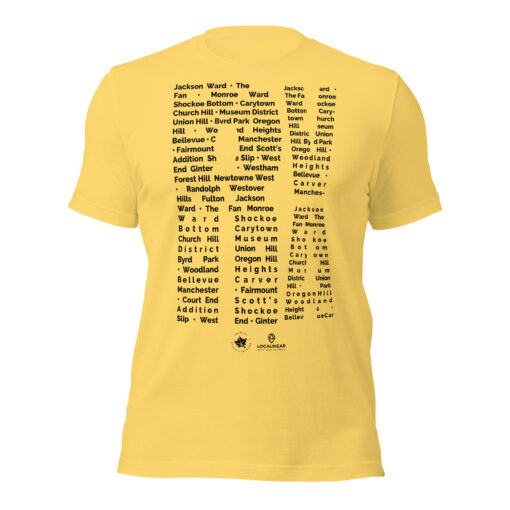 RVA Richmond T-Shirt -- Rva Neighborhood Pattern by Amir Dennis - Image 12